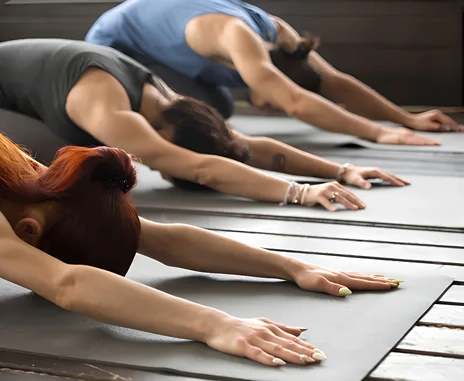 Wellness-focused movement and healthy lifestyle support session